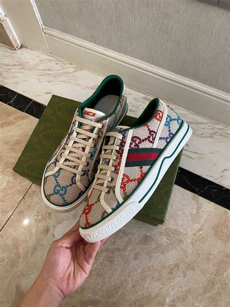 gucci flat shoes fake|knock off gucci tennis shoes.